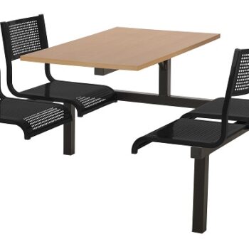 Create barrett cu93 Modular Canteen Unit Fast food 2, 4 or 6 seat - Metal Seats-0