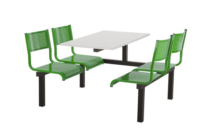 Create barrett cu93 Modular Canteen Unit Fast food 2, 4 or 6 seat - Metal Seats-23400