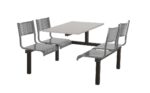 Create barrett cu93 Modular Canteen Unit Fast food 2, 4 or 6 seat - Metal Seats-23401