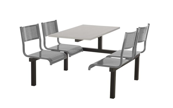 Create barrett cu93 Modular Canteen Unit Fast food 2, 4 or 6 seat - Metal Seats-23401