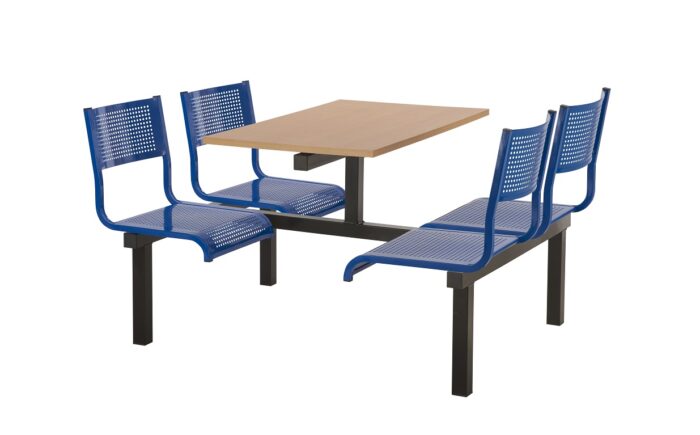 Create barrett cu93 Modular Canteen Unit Fast food 2, 4 or 6 seat - Metal Seats-23399
