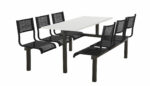 Create barrett cu93 Modular Canteen Unit Fast food 2, 4 or 6 seat - Metal Seats-23405