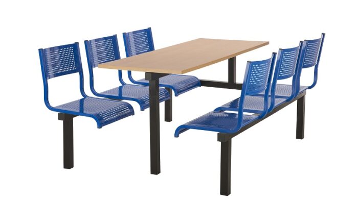 Create barrett cu93 Modular Canteen Unit Fast food 2, 4 or 6 seat - Metal Seats-23397