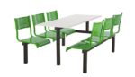 Create barrett cu93 Modular Canteen Unit Fast food 2, 4 or 6 seat - Metal Seats-23403