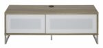 Alphason Helium Floor Standing or Wall Mounted TV Unit in Black White or Oak & White-23199