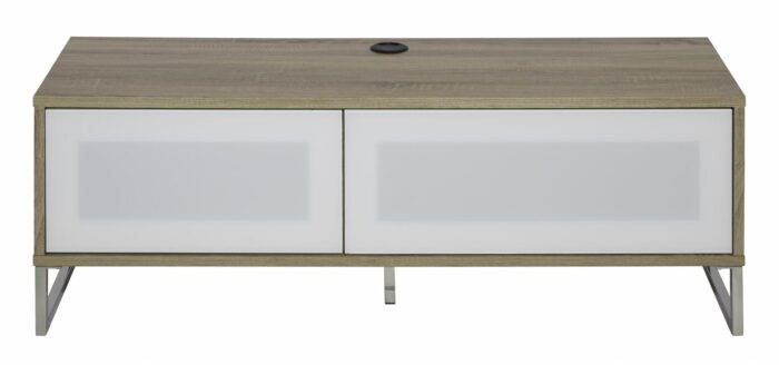 Alphason Helium Floor Standing or Wall Mounted TV Unit in Black White or Oak & White-23199