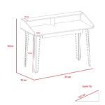 Core Dallas home office desk in white -24132