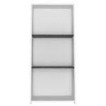 Core Dallas low bookcase with 3 shelves in white-24142