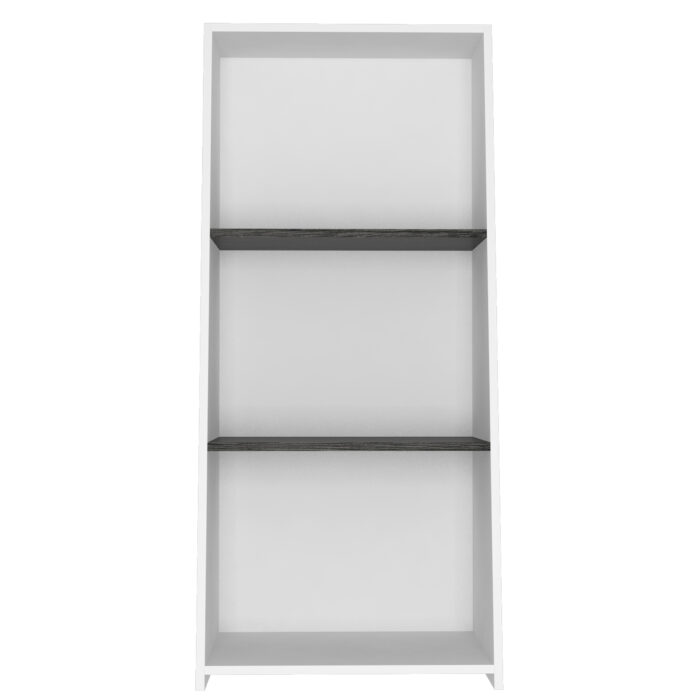 Core Dallas low bookcase with 3 shelves in white-24142