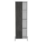 Core Dallas tall storage & display cabinet in white -24154