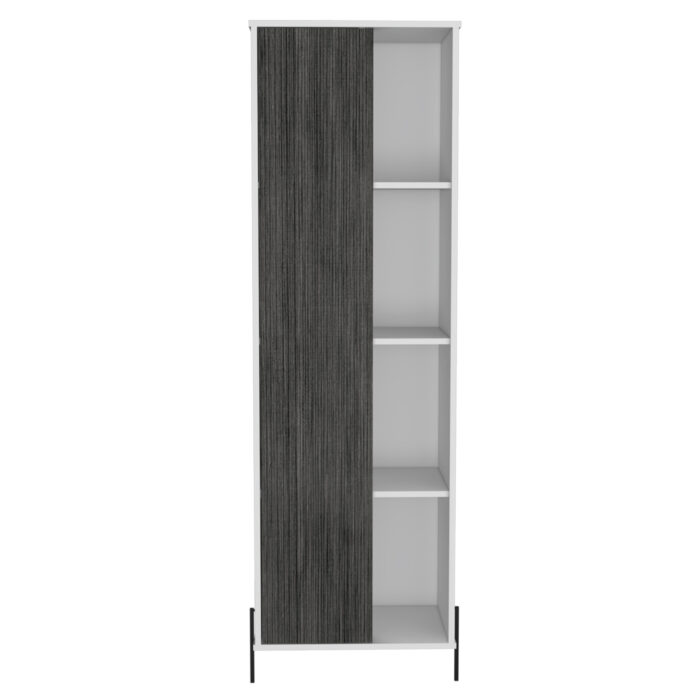Core Dallas tall storage & display cabinet in white -24154