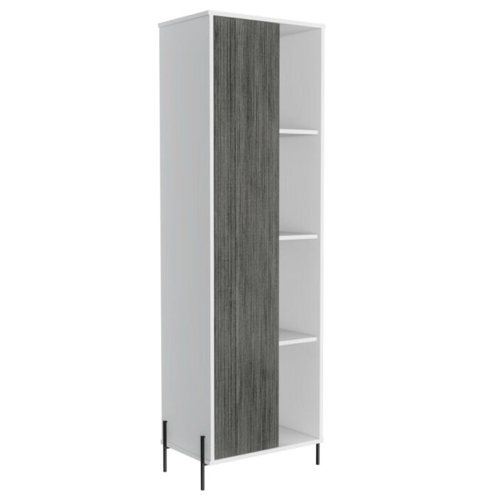 Core Dallas tall storage & display cabinet in white -0