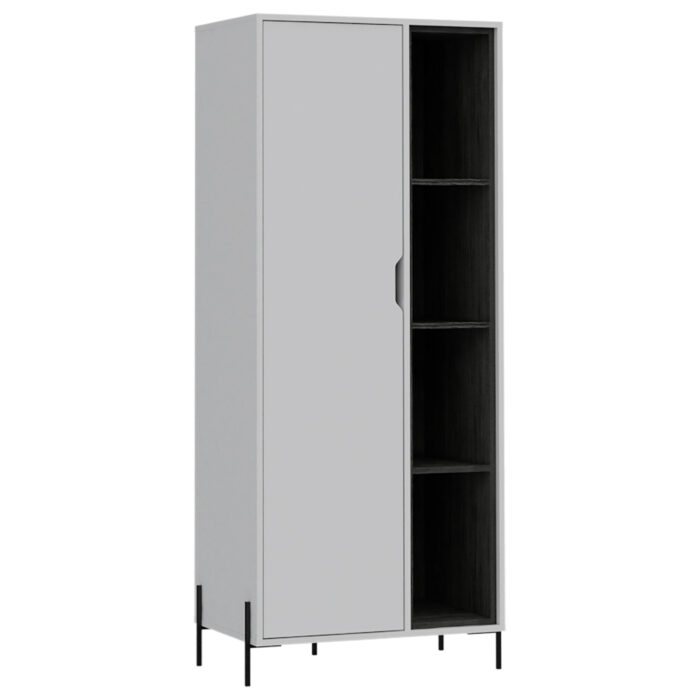 Core Dallas bookcase display unit in white -0