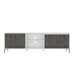 Core Dallas ultra wide TV rack with 4 doors in white -24161