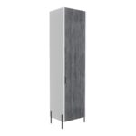 Core Dallas tall storage cabinet in white -0