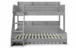 Julian Bowen Domino Triple Bunk Bed in Light Grey-24402