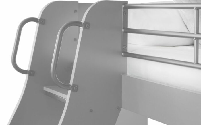 Julian Bowen Domino Triple Bunk Bed in Light Grey-24405