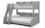Julian Bowen Domino Triple Bunk Bed in Light Grey-24406