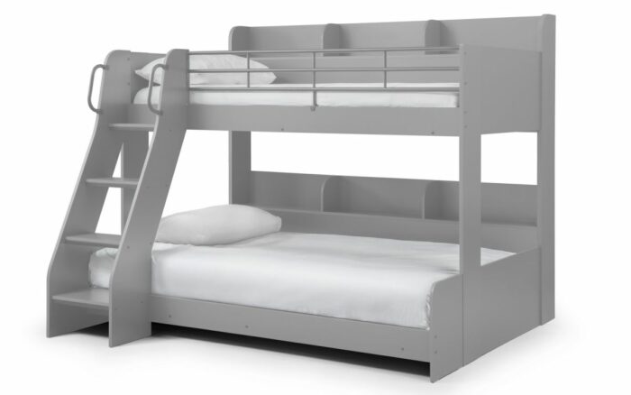 Julian Bowen Domino Triple Bunk Bed in Light Grey-24406