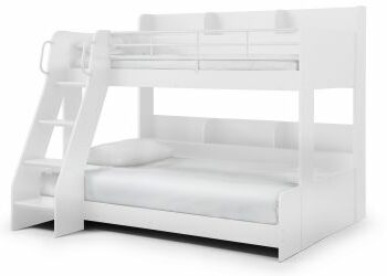 Julian Bowen Domino Triple Bunk Bed in Light Grey-0