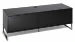 Alphason Helium Floor Standing or Wall Mounted TV Unit in Black White or Oak & White-23198