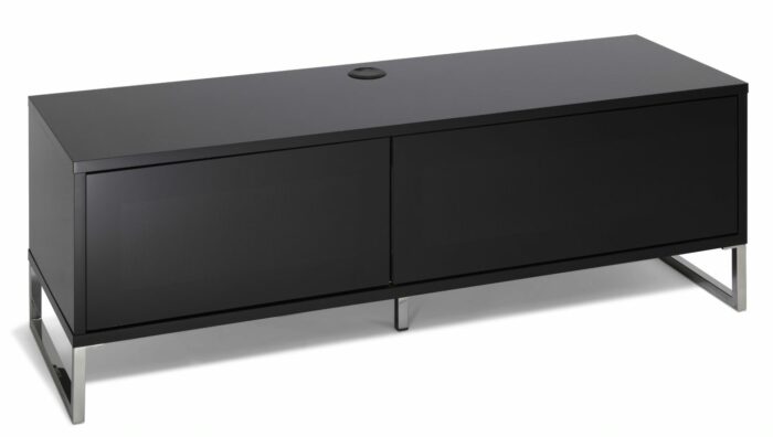 Alphason Helium Floor Standing or Wall Mounted TV Unit in Black White or Oak & White-23198