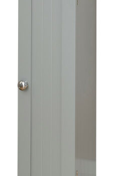 GFW Colonial Toilet Roll Holder Cupboard in Grey-0
