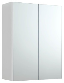 gfw Moritz 2 door Mirrored bathroom Cupboard in White-0