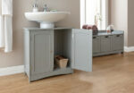 GFW Colonial Underbasin Bathroom Cupboard in Grey-23924