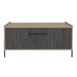 Core Harvard storage coffee table in washed oak-24182