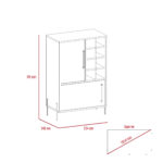 Core Harvard drinks bar in washed oak-24196