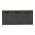 Core Harvard medium sideboard with 3 doors in washed oak-24207