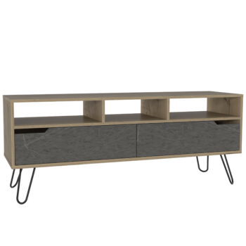 Core Manhattan wide screen TV rack in bleached pine-0