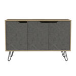 Core Manhattan medium sideboard with 3 doors in bleached pine-24254