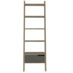 Core Manhattan ladder bookcase in bleached pine-24259