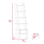 Core Manhattan ladder bookcase in bleached pine-24258