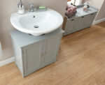GFW Colonial Underbasin Bathroom Cupboard in Grey-23926