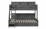 Julian Bowen Orion Triple Bunk Bed in Anthracite-24302