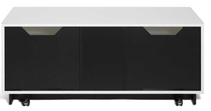 Alphason Element 120XL TV Unit in White, Black or Grey Glass-23177