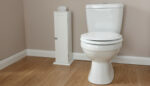 GFW Colonial Toilet Roll Holder Cupboard in White-23635