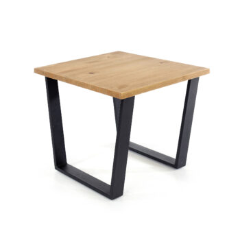Core Texas standard lamp table in antique waxed pine -0