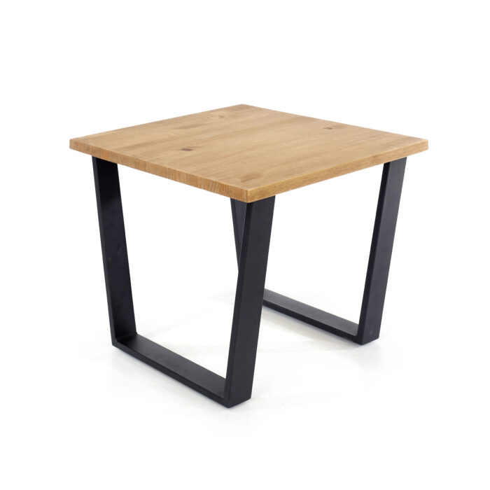 Core Texas standard lamp table in antique waxed pine -0