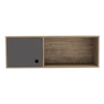 Core Vegas wall storage unit in bleached oak-24417