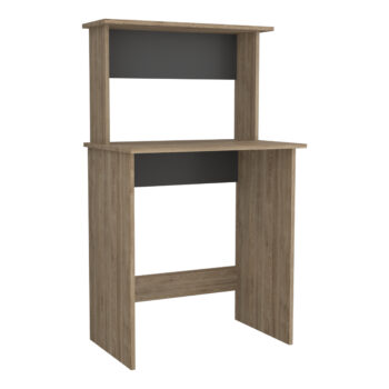 Core Vegas workstation with keyboard shelf in bleached oak-0