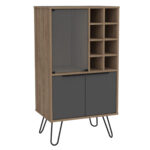 Core Vegas wine cabinet in bleached oak-0