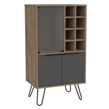 Core Vegas wine cabinet in bleached oak-0