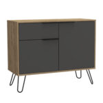Core Vegas small sideboard with 2 doors and drawer in bleached oak-0