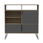 Core Vegas high sideboard in bleached oak-24398
