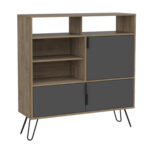 Core Vegas high sideboard in bleached oak-0