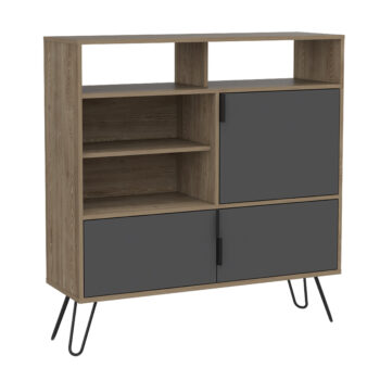 Core Vegas high sideboard in bleached oak-0